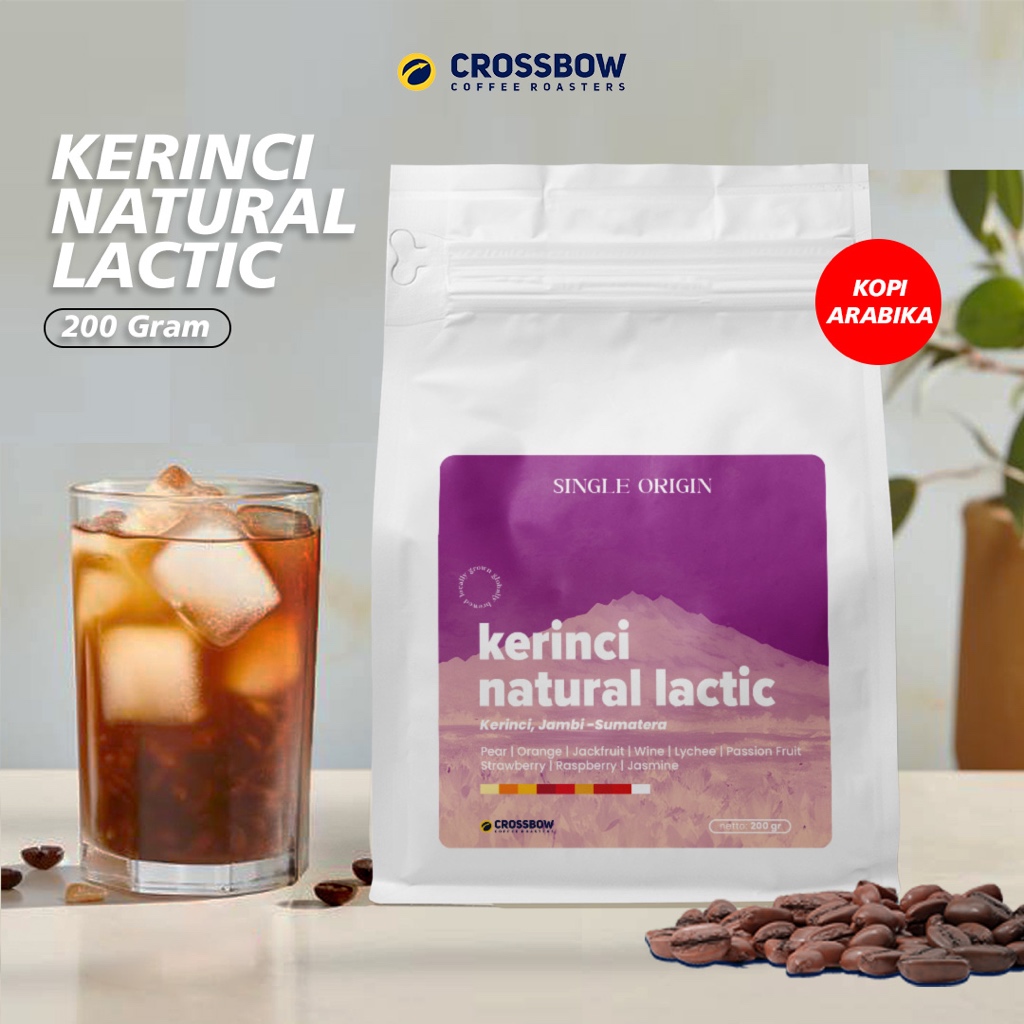 

KOPI ARABIKA KERINCI NATURAL LACTIC 200 GRAM