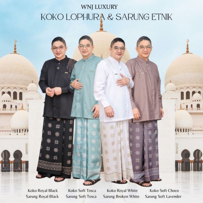 Sarung Etnik Dan Koko Lophura By Wanoja - Dengan Motif Printingnya Exclusive By Wanoja Luxury