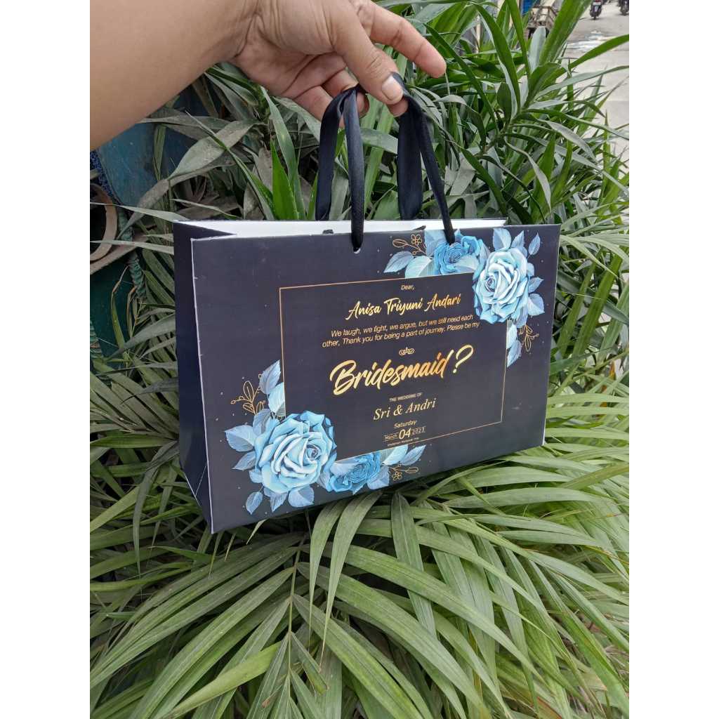 

[SATUAN] PAPERBAG BRIDESMAID |MURAH| TAS GOODIEBAG PREMIUM
