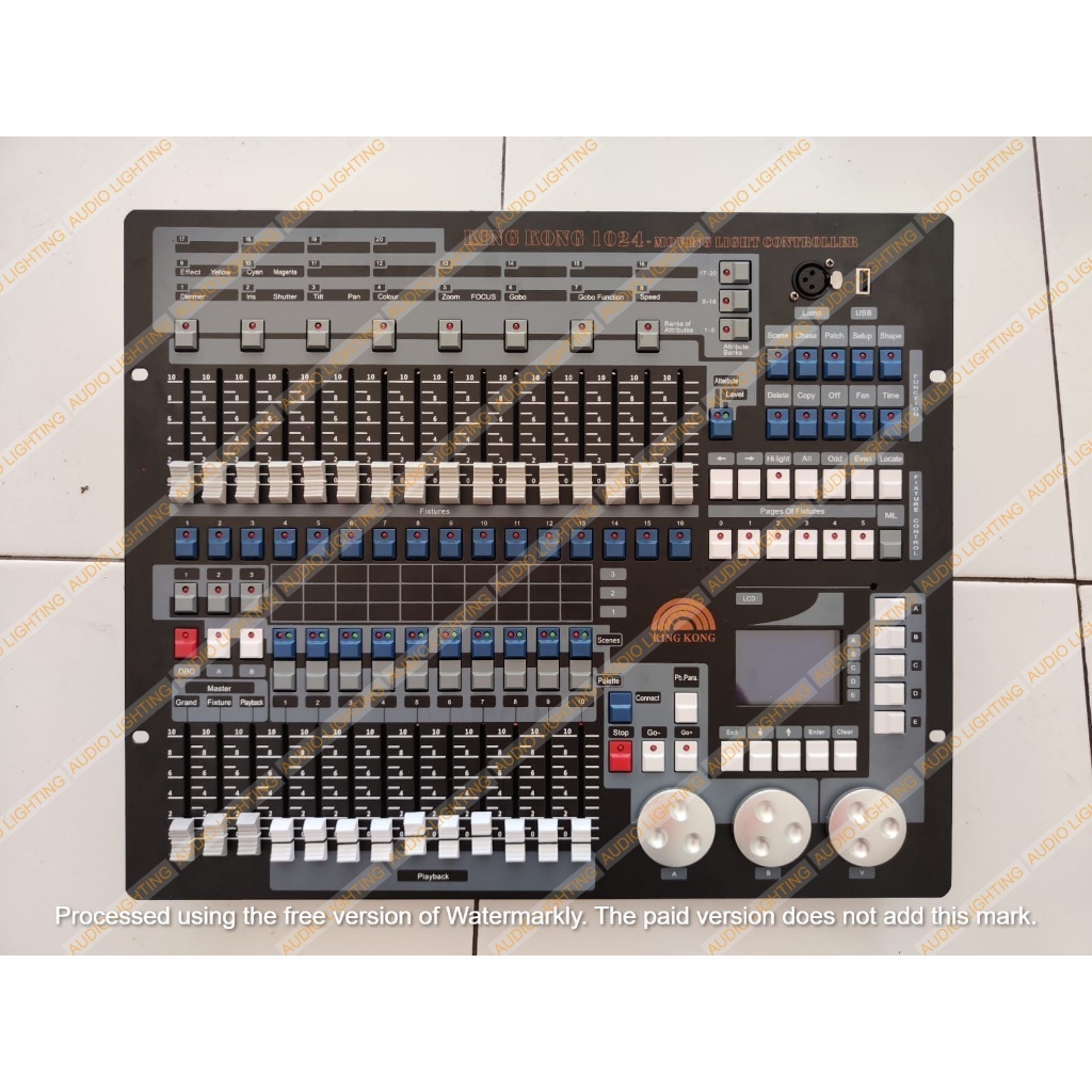 mixer kingkong 1024 lighting controller profesional