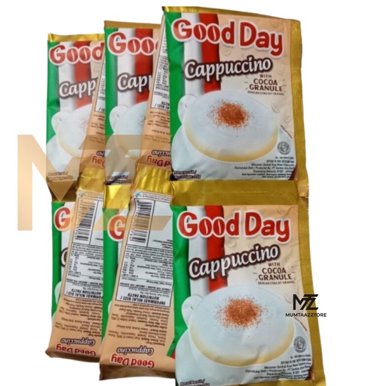 

Terb4ruy ☘️MUMTAAZZTORE☘️ GOOD DAY CAPPUCCINO ISI 10 SACHET [46]