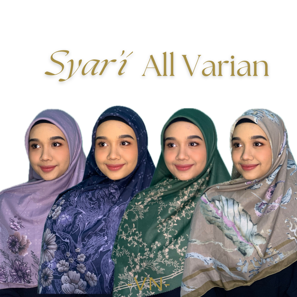 HIJAB SYAR'I SEGI EMPAT | HIJAB SEGI EMPAT | JILBAB SEGI EMPAT | KERUDUNG SEGI EMPAT JUMBO