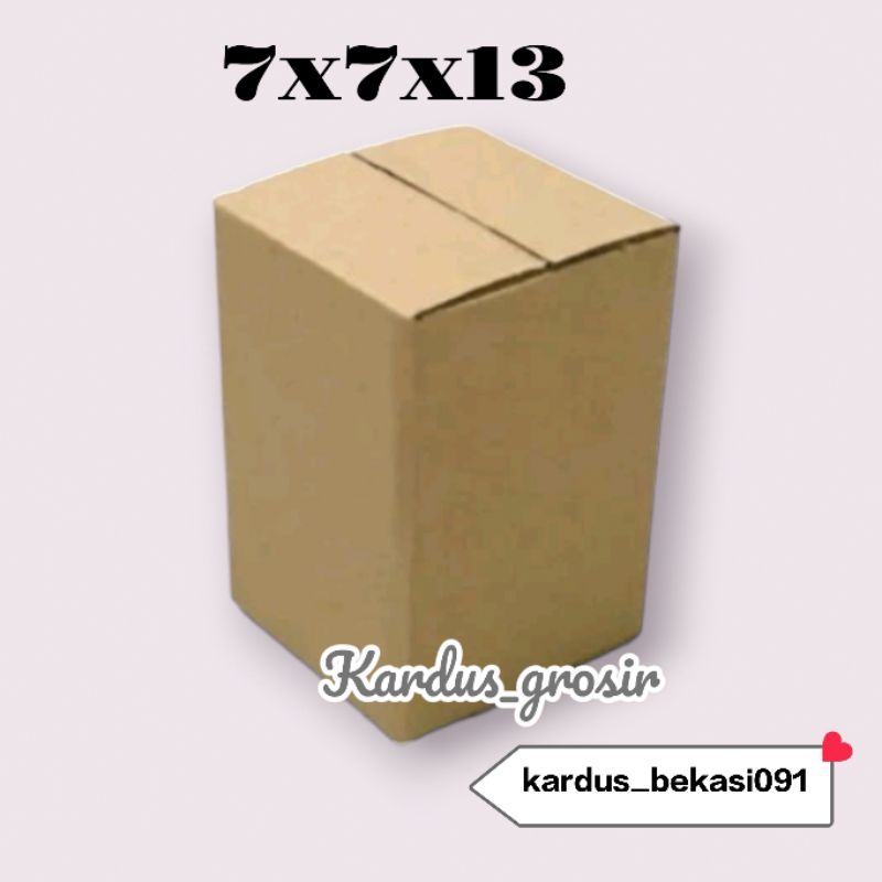 

kardus box packing 7x7x13