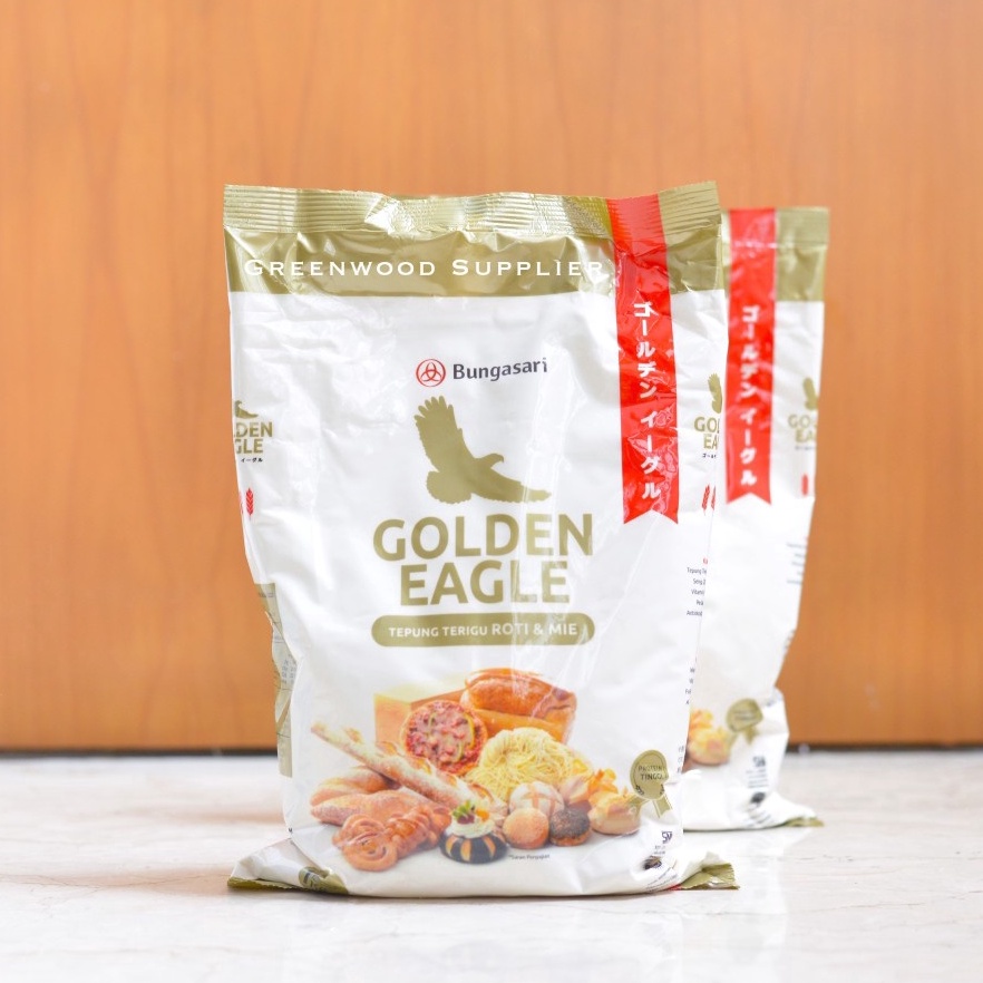 

[PRODUK QLLMG77] Golden Eagle Tepung Terigu Roti & Mie [PROTEIN TINGGI] 7357