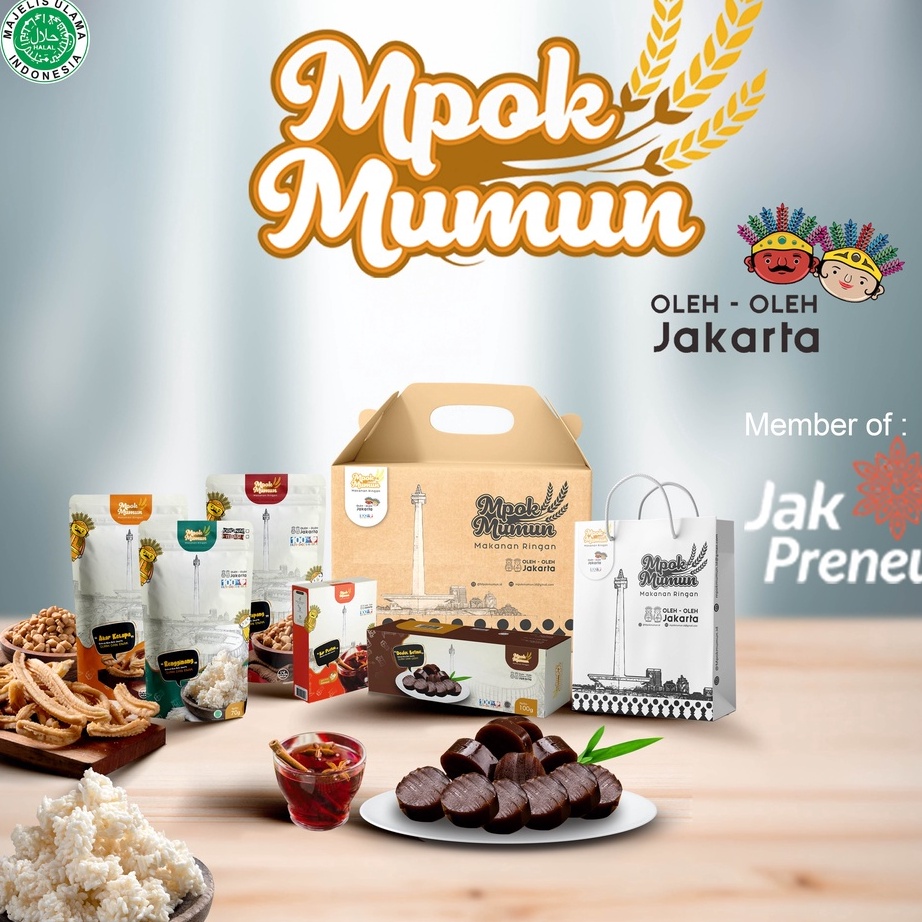 

KODE EAA623 Paket oleh oleh dari jakarta dan khas betawi ekonomis - MPOK MUMUN