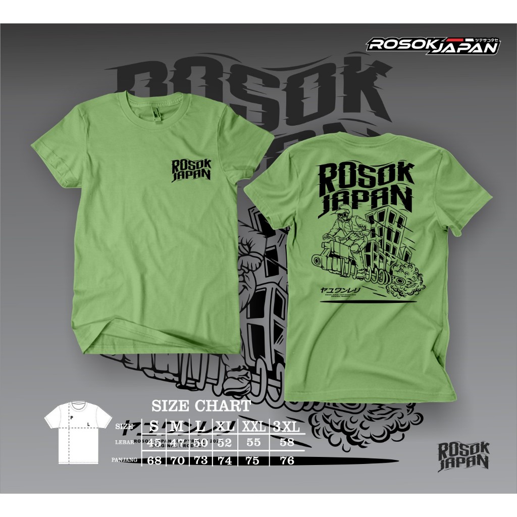 KAOS ROSOK JAPAN KAOS CB GL TIGER  ROSOK JAPAN ORIGINAL