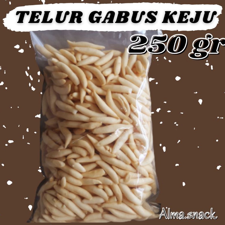 

[KAY] 250 GRAM TELUR GABUS KEJU / CENDOL KEJU DD / SNACK KILOAN MURAH/ ALMA.SNACK klahz