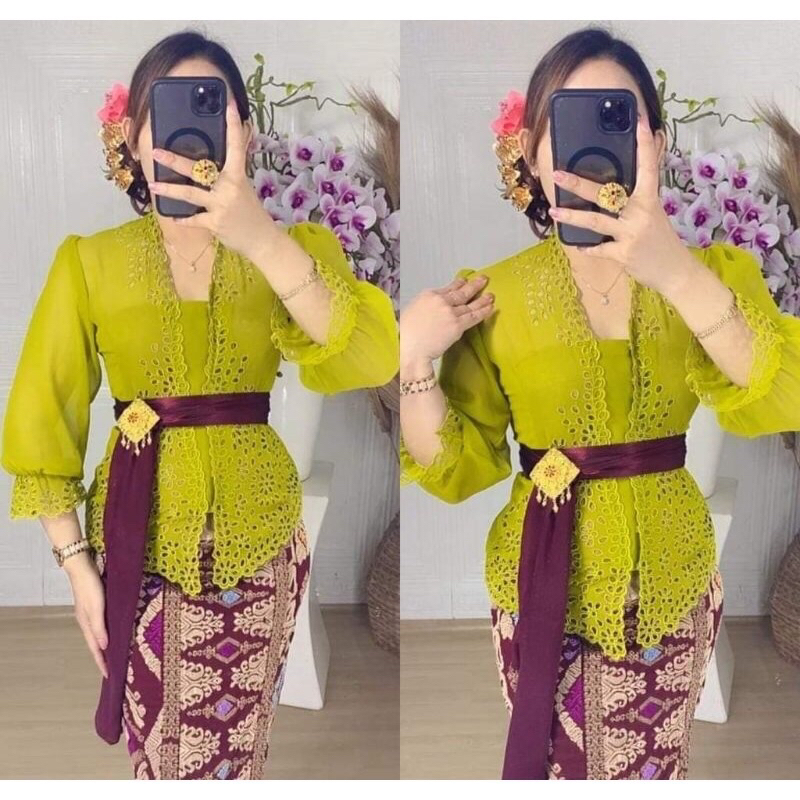 WKB || Kebaya jadi bordir motif padi || kebaya jadi bordir terbaru || Kebaya jadi bordir tangan lonc