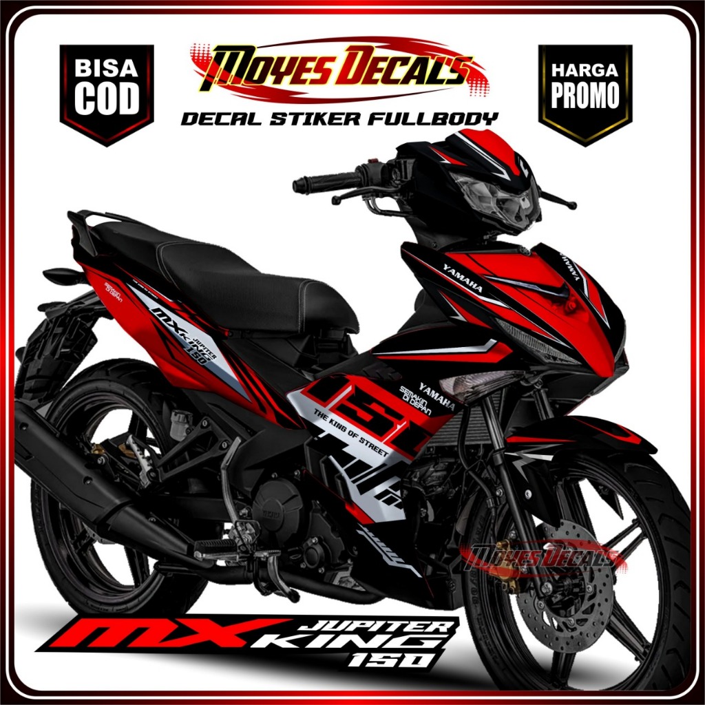 Decal Variasi Mx King 150 Full Body Stiker Mx King 150 Motip Terkeren Dan Terlaris