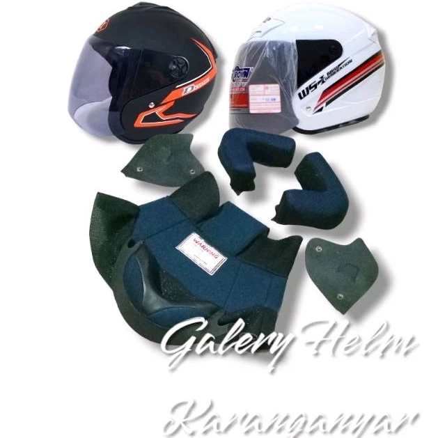 (CX390-2) Index Dunk,S8NBEH dan Space Crown Replacement Alternatif Helmet Foam Set Tebal all Variant