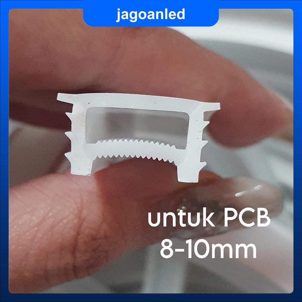 Housing LED Strip Flexibel Kap Lampu LED Strip Lentur PCB 8-10mm Silicone Tube 16x10mm