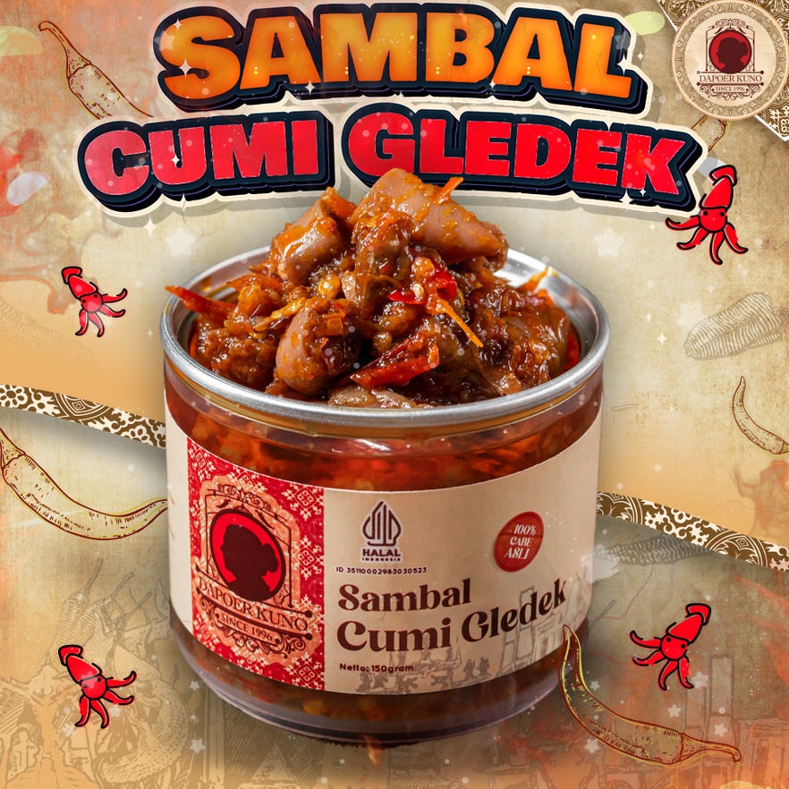 

BL94 Dapoer Kuno - Sambal Cumi Gledek 150gr Stock Banyak ̿