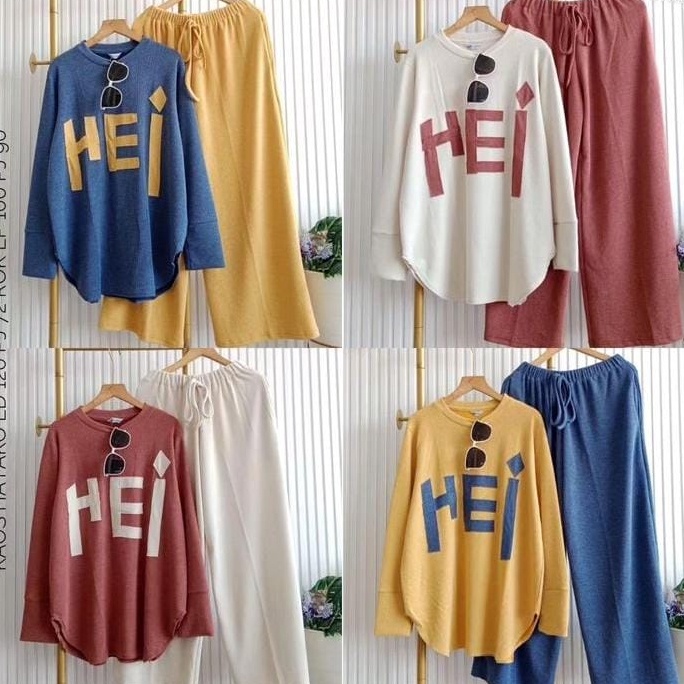 Bagus Banget.. HEI SET CRINKLE PRINTING LD 110 // SETELAN HEI MOTIF KOMBINASI // HEI SET KOMBINASI /