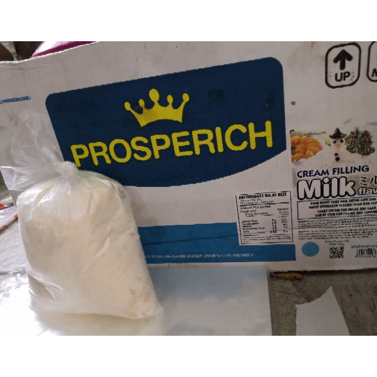 

Prosperich Butter cream milk filling 250gr Grosir ̿̿'