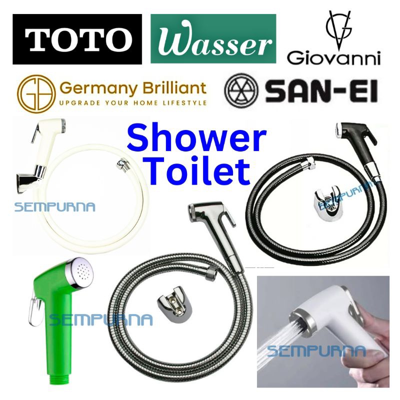 Jet spray shower toilet Germany Brilliant GBS3CR GBS3B GBS3W GBS3 black hitam Verisa VRJ3G VRJ3 Gree