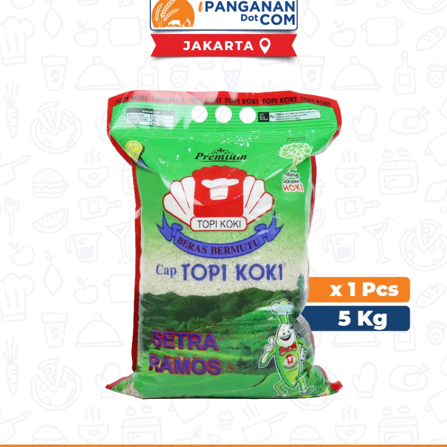 

Kode KQO970 Beras Premium Cap Topi Koki Setra Ramos 5 Kg [Harga Sudah Termasuk Ongkir] - JKT