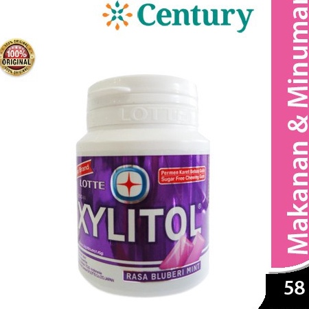 

KODE GUQ572 Xylitol Blueberry Mint Botol 58g