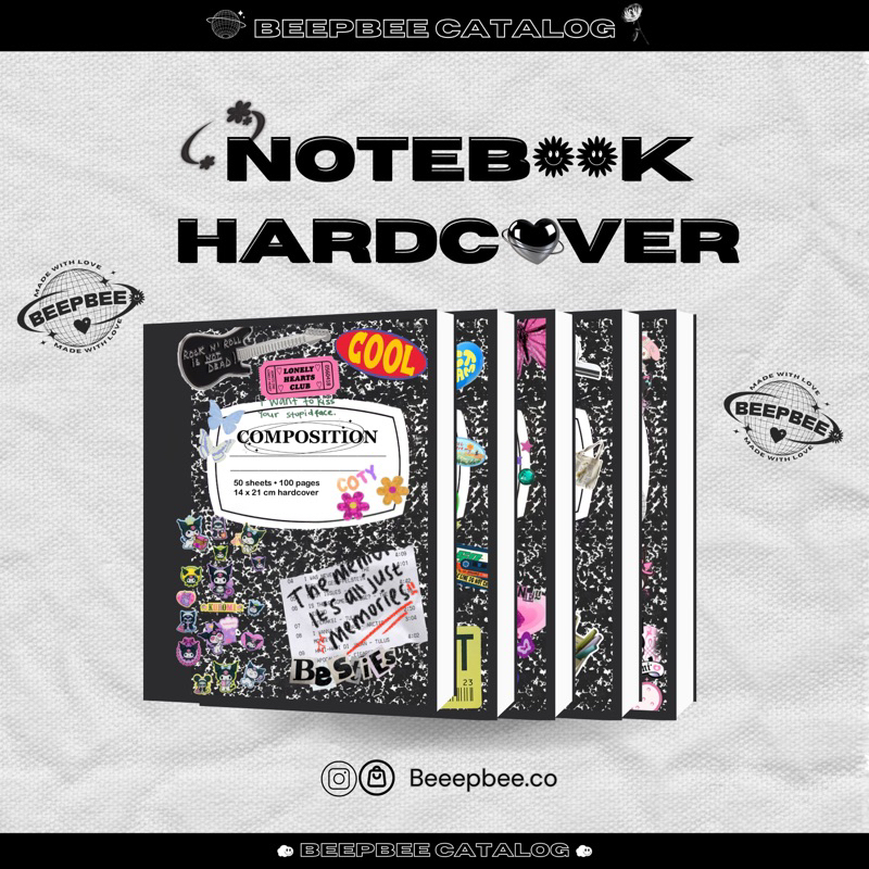 

NOTEBOOK HARDCOVER CAMPASITE BOOK (BISA CUSTOM/ REQ CATALOG) MAU COD CHAT TERLEBIH DAHULU!