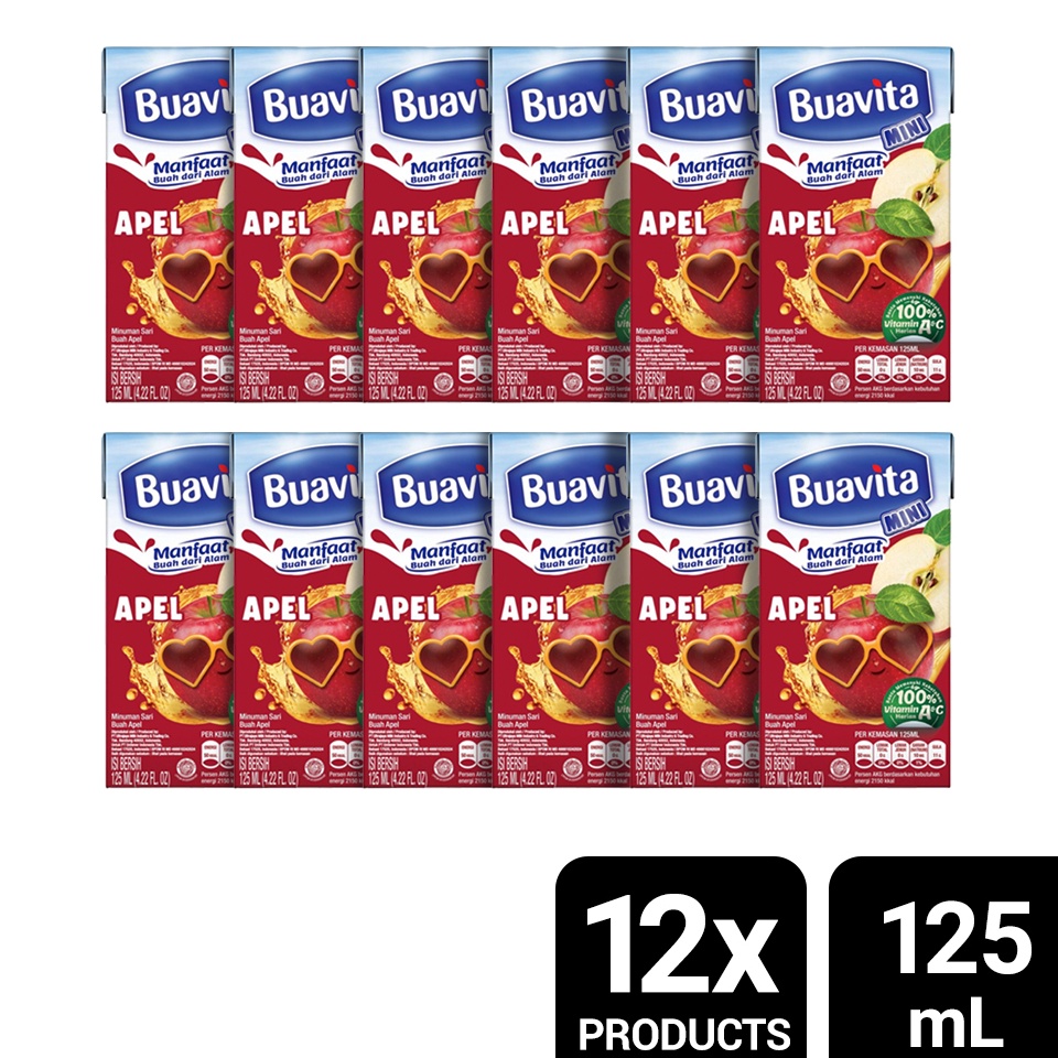 

SZ7 Buavita Mini Juice Apel 125 ml x 12 96