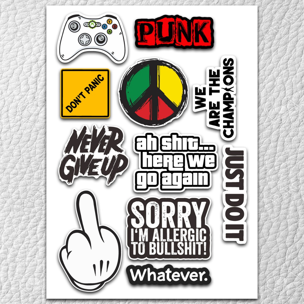 

Stiker Pack Aesthetic Model Quotes game stick