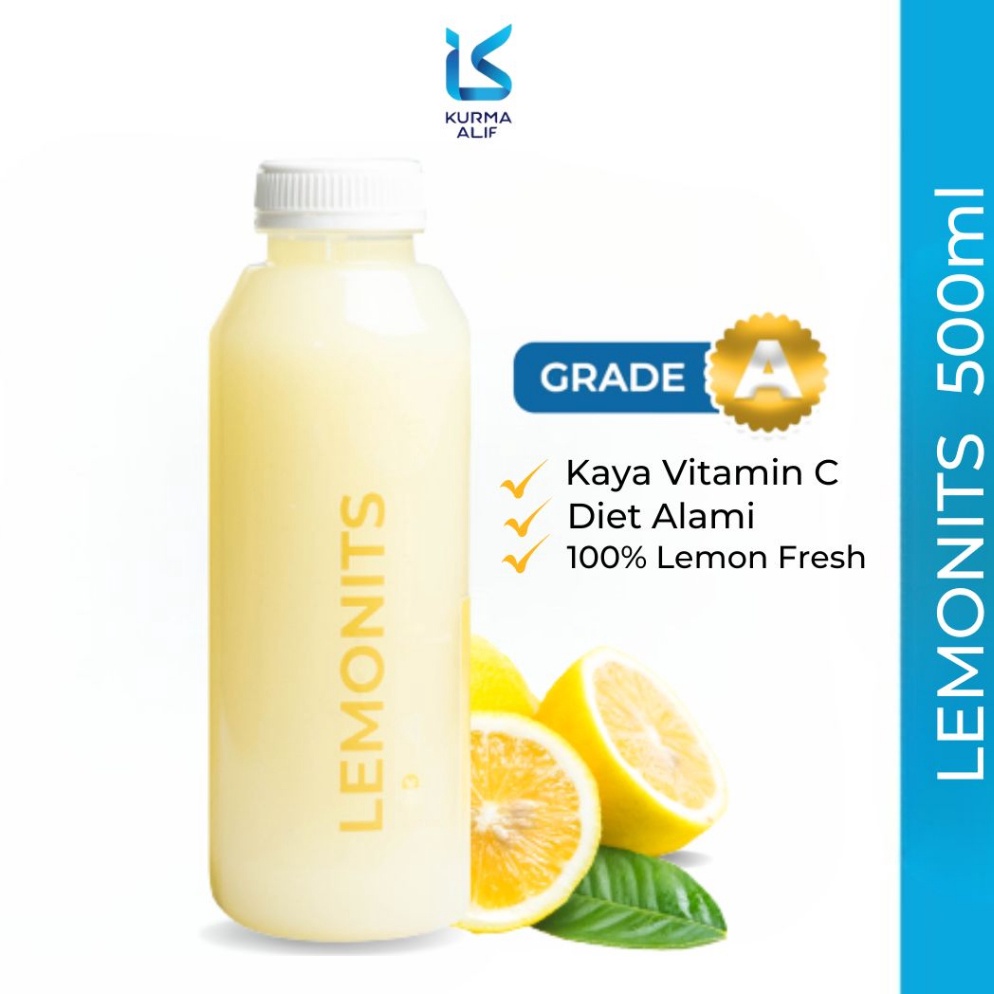 

[✪V79\] Sari Lemon Asli Lemonits 500 ml Original Minuman Diet Alami Detox Sehat Produk Trend