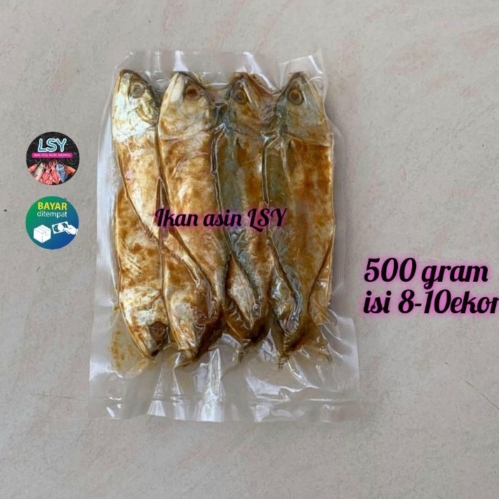 

TIPE SRB502 ikan asin peda merah / kembung baceman (size jumbo) 500 gram