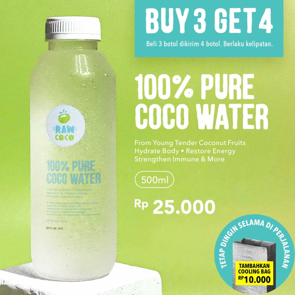 

JI60 Coco Water 500ml — Air Kelapa Muda Murni 4675