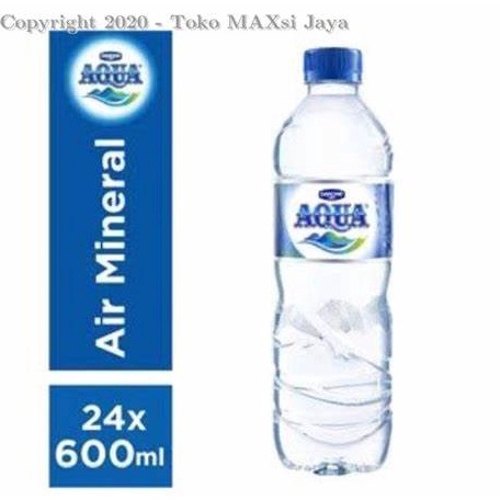 

[☁Q20@] AQUA 600 ML AIR KEMASAN ISI 24 PER DUS Terlarizzz