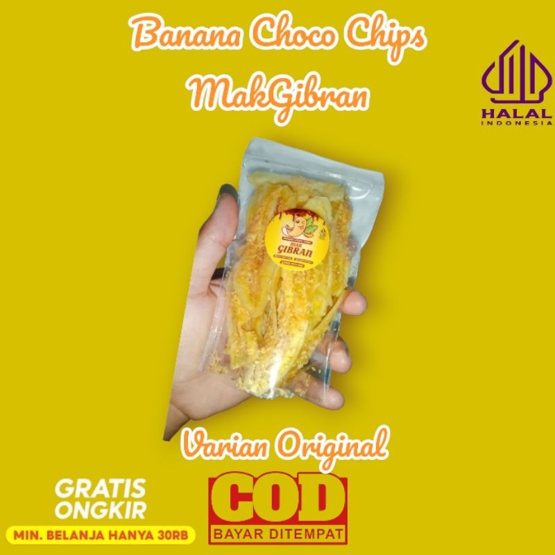 

Termurah!!! Keripik Pisang Original MakGibran//Enak/Renyah/Gurih