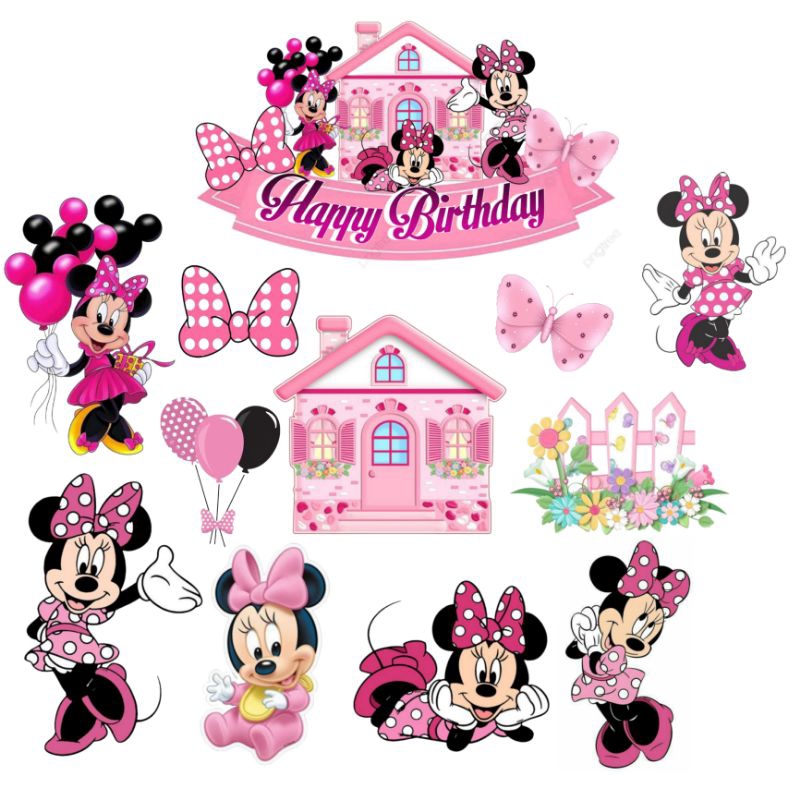 

Hiasan kue ulang tahun MINIE MOUSE