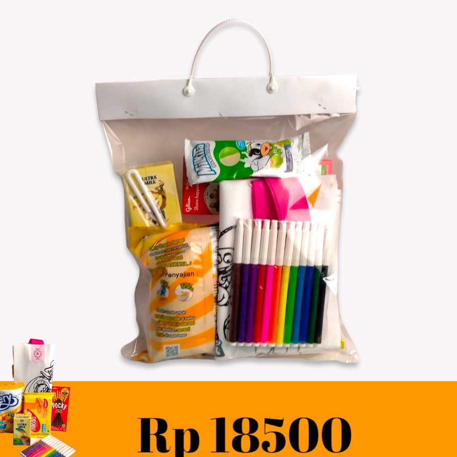 

MODEL HLI459 paket snack ulang tahun anak / hampers anak / souvenir anak