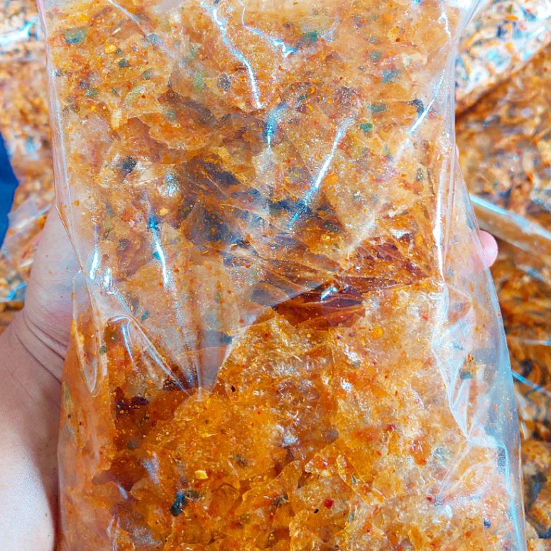 

Ready** KERIPIK KACA 1 KG PEDAS DAUN JERUK / KRIPCA REMPAH NGABRET Hot Sale