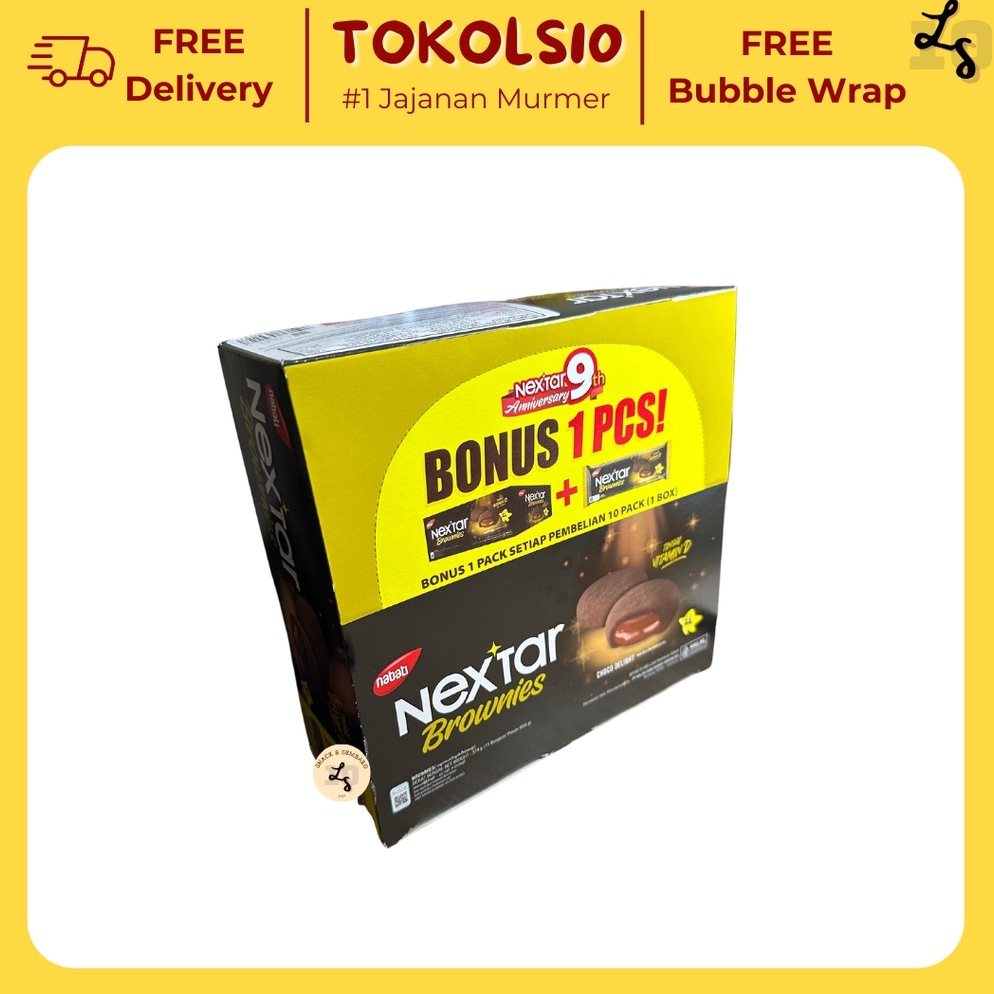 

AZ35 Nabati Nextar Nanas/Brownies/Strawberry/Blueberry - 1 Box (10 pcs X 40gr) 5748