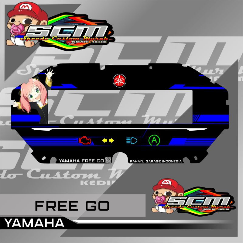Papan speedometer Yamaha Freego 2023 panel spidometer custom Yamaha Freego 2023