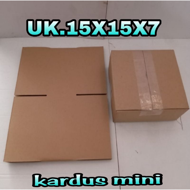 

kardus UK 15x15x7 kardus packing kardus polos kardus kecil