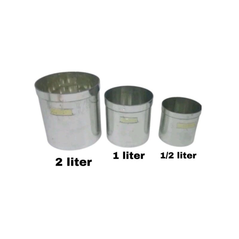 LETERAN BERAS 1 LITER TEBAL/ TATAKAN BERAS 1 LITER TEBAL