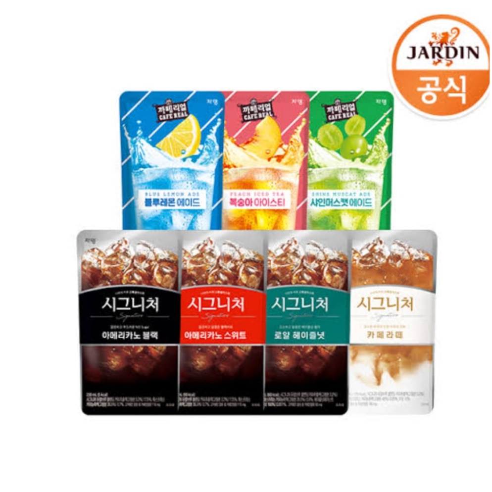 

RYSVV JARDIN Signature Korean Americano Coffee Pouch/JARDIN Signature Korean Drink Import Pouch 230ml 8091