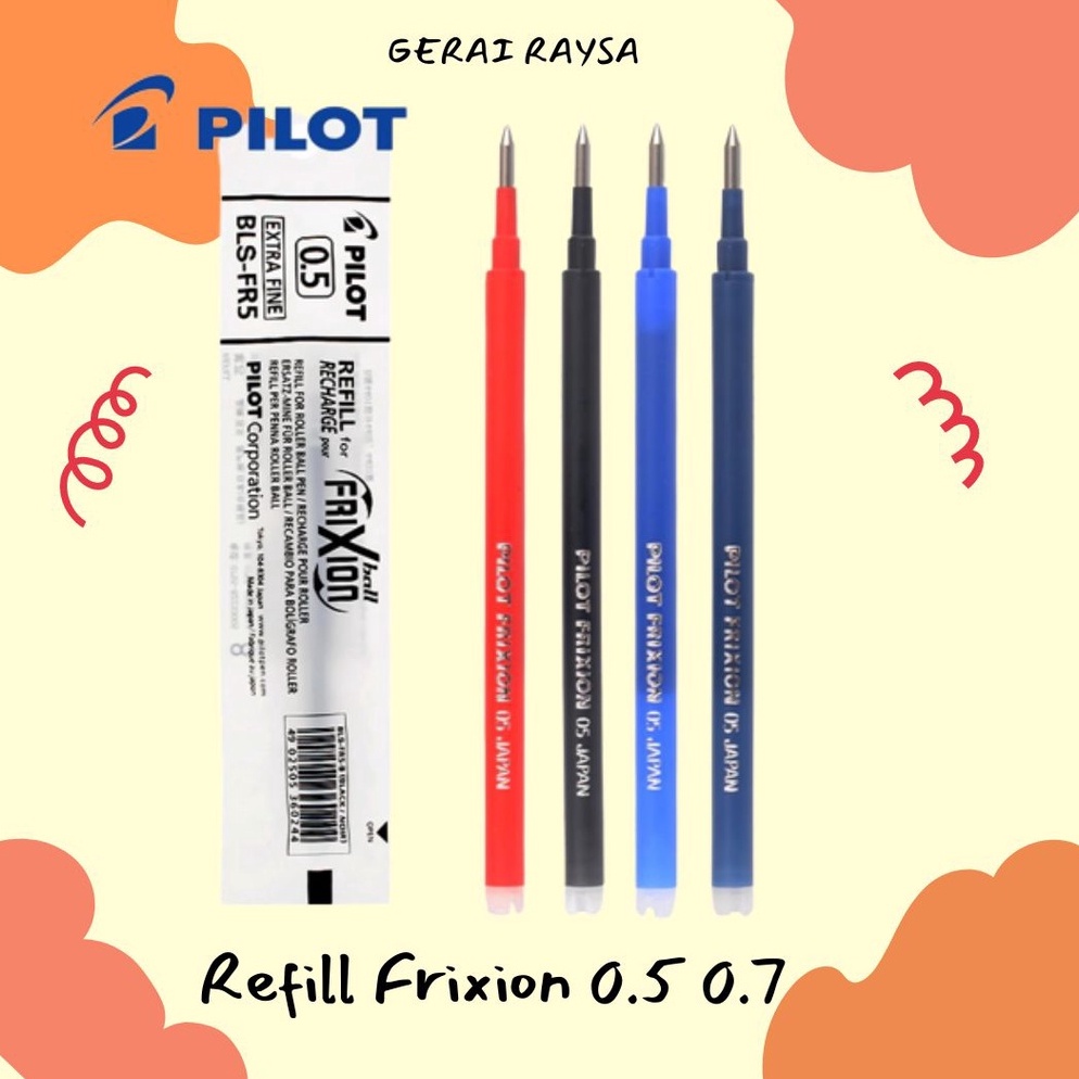 

[✒H12(] Refill Pilot Frixion Clicker 0.5 & 0.7 - 100% ORIGINAL Seller Now