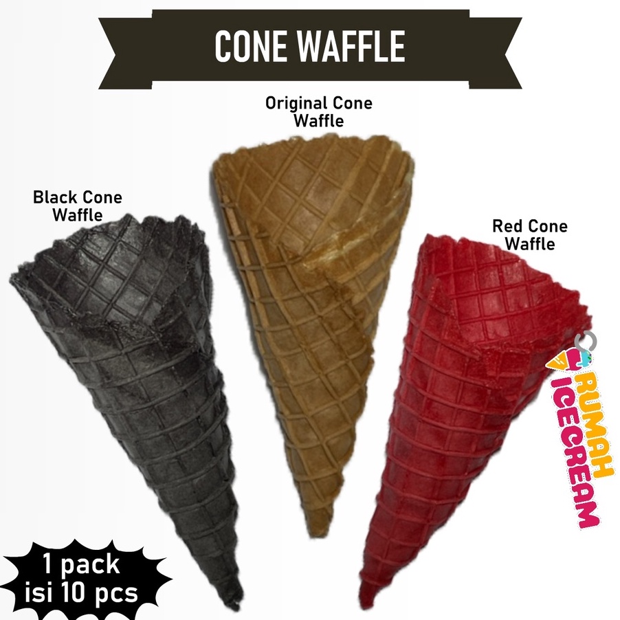 

modelTipe XRR065 Cone Waffle Ice Cream isi 10pcs