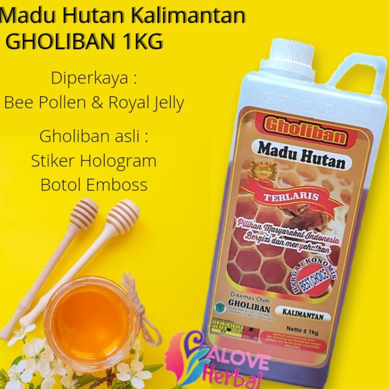 

[NPG60] MADU HUTAN KALIMANTAN 1Kg GHOLIBAN ( GRATIS PACKING DUS ) Harga Murah ^_^