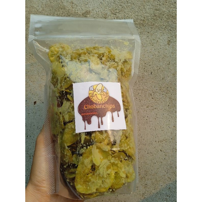 

Keripik pisang coklat lumer (Greentea)