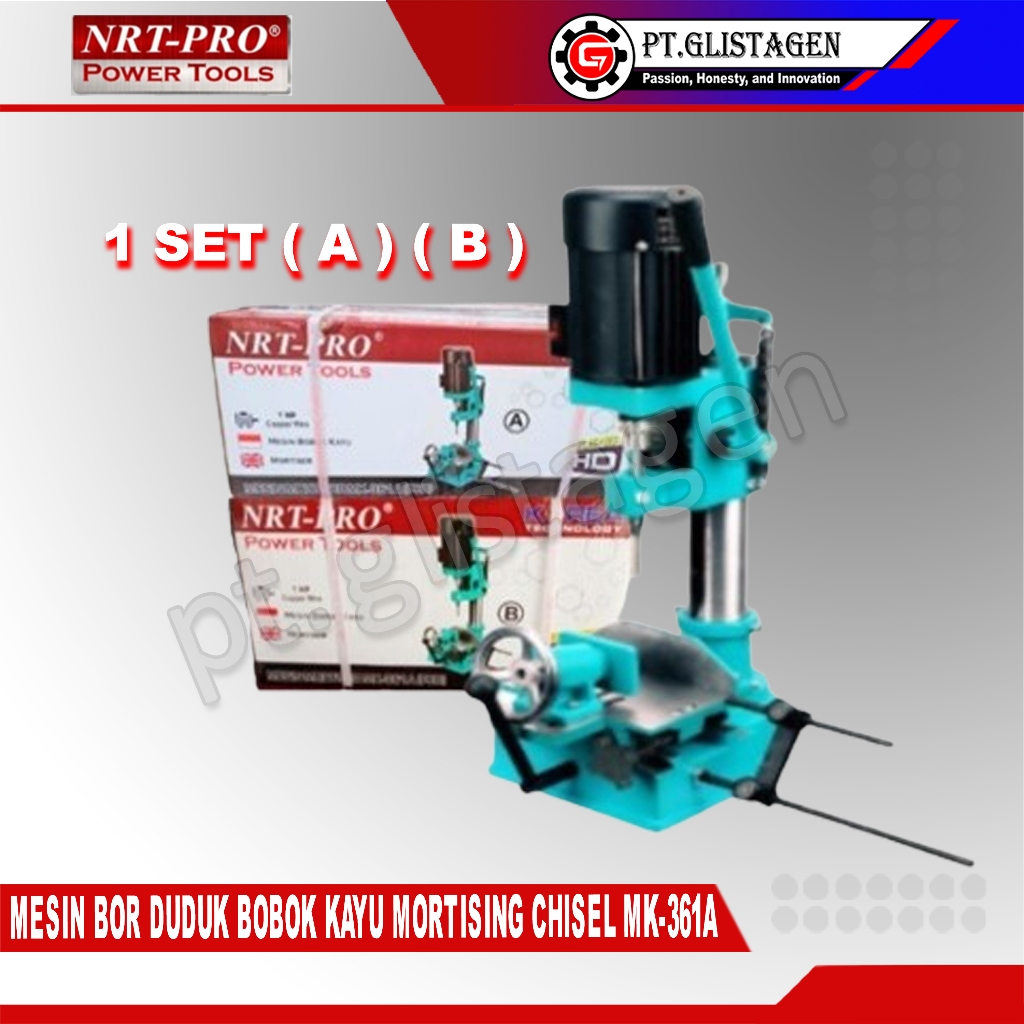NRT-PRO MK361A Mesin Bor Bobok Kayu Mortising Chisel Bor Duduk Tatah Pahat MK 361A MK361 A ORIGINAL 