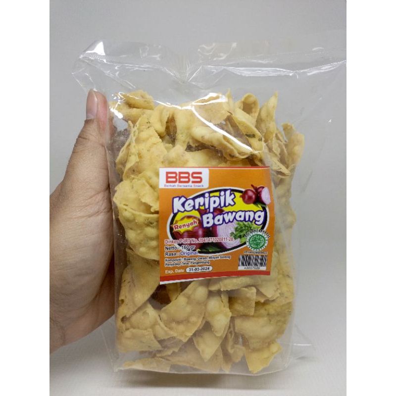 

Keripik Bawang Khas BBS makanan ringan Snack Keripik bawang