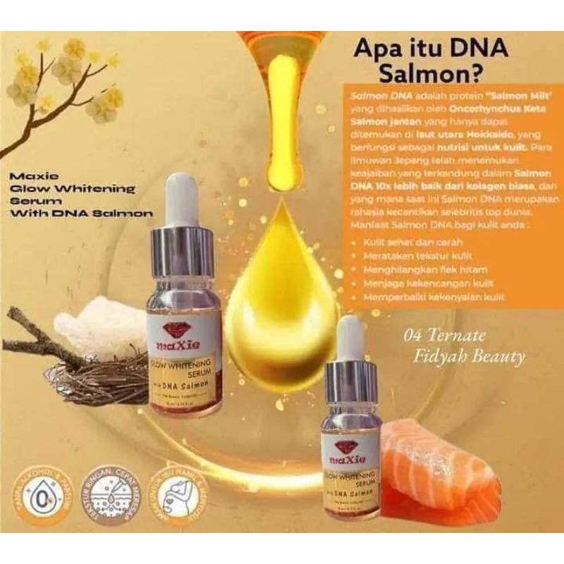 Serum glow maxie DNA salmon/Serum DNA maxie skincare