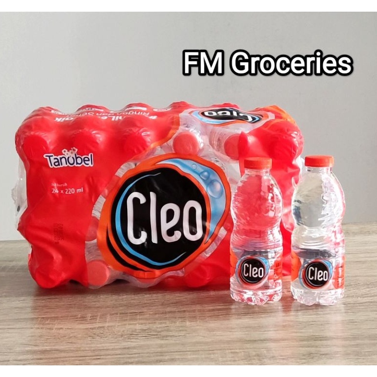 

➘ Cleo botol mini 220ml x 24 botol Stok Banyak ̿¯