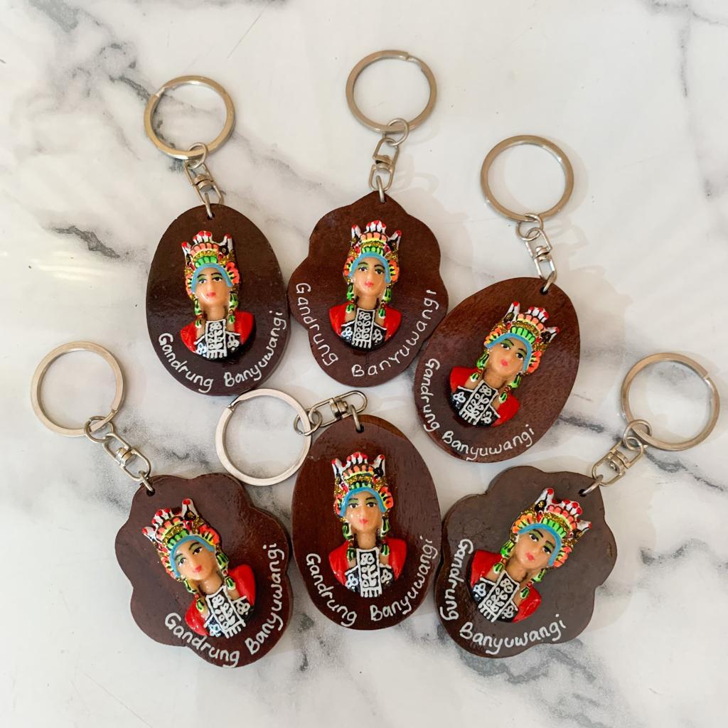 Gantungan Kunci Gandrung Khas Banyuwangi