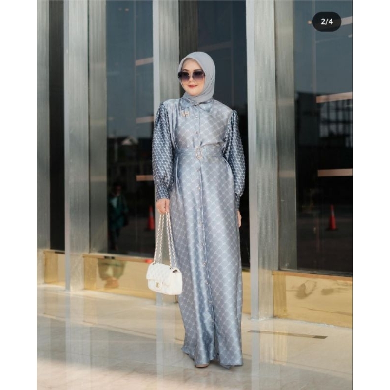 (𝙉𝙀𝙒) MONOGRAM CEO GORGEOUS DRESS by VANILLA HIJAB