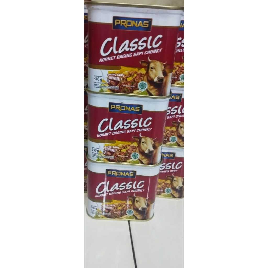 

Pronas Kornet Sapi dengan Daging Suwir 340 g (CHUNKY)
