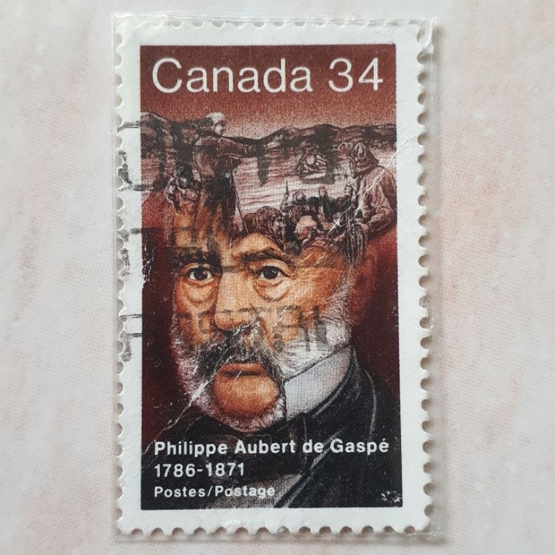 

Perangko Kanada Bicentenary of Philippe Aubert de Gaspe (1786-1871) Tahun 1986