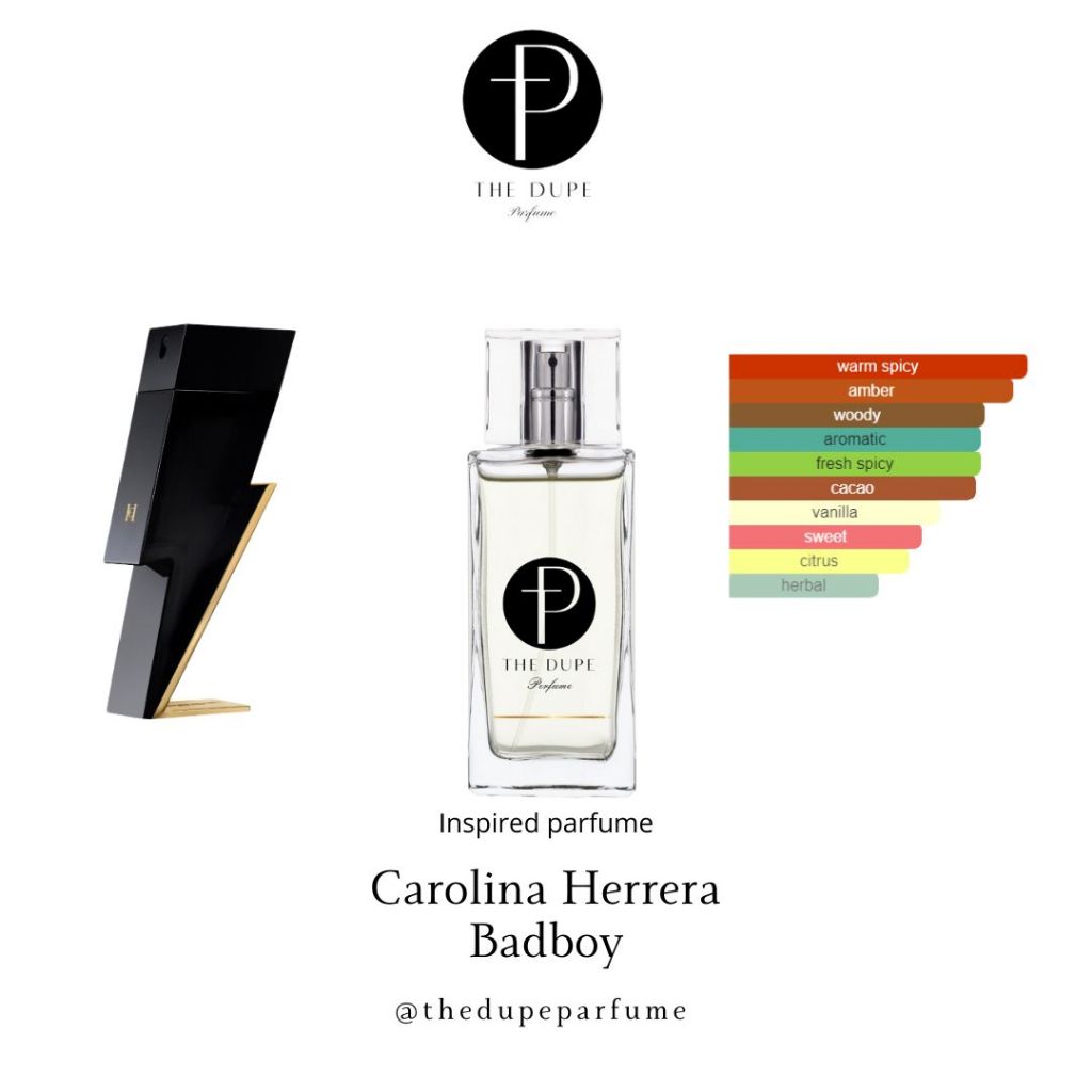 The Dupe Parfume Inspired Parfume CH Bad Boy